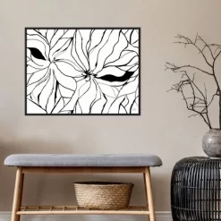 30" X 22" Sernea By Ritikia Gandhi Framed Canvas Wall Art Black - Amanti Art -Home Decor Outlet Store GUEST 7ddb5d61 c619 42e5 a6ad 424b6fcdaeca