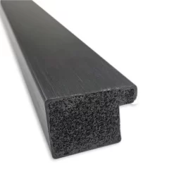 38" X 26" Non-Beveled Grace Brushed Metallic Black Narrow Wall Mirror - Amanti Art