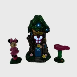 Disney Minnie Mouse Miniature Resin Garden Set With Solar Tree House -Home Decor Outlet Store GUEST 807deea8 83f0 470d 800f 6d406a180ff7