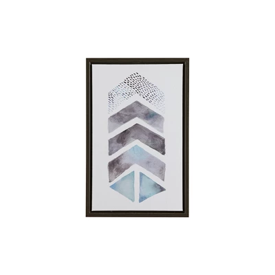 (Set Of 2) 21.6" X 13.6" This And That Way Gel Coat Canvas Decorative Wall Art Set Blue/Gray 2 (Set Of 2) 21.6" X 13.6" This And That Way Gel Coat Canvas Decorative Wall Art Set Blue/Gray - Image 2