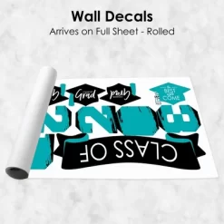 Big Dot Of Happiness Teal Class Of 2023 Graduation Party Wall Decals Set Of 20 -Home Decor Outlet Store GUEST 85629073 ffcc 4c05 9926 2b55ee9d1023