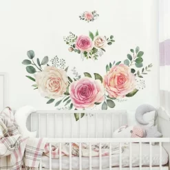 Roses Peel And Stick Giant Wall Decal Pink - RoomMates -Home Decor Outlet Store GUEST 86a7457e 2720 4ecb be71 2e5249718af8