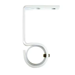 Versailles Home Fashions 2pk Window Curtain Rod Brackets - White