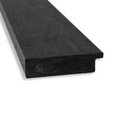 20" X 54" Non-Beveled Rustic Plank Espresso Full Length On The Door Mirror - Amanti Art