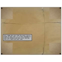 Parlor Framed Bathroom Vanity Wall Mirror White - Amanti Art -Home Decor Outlet Store GUEST 94224ced b594 4d8e aca5 5e2891f38b74