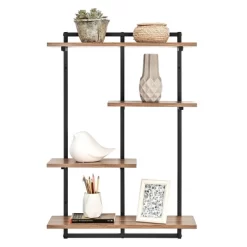 34.5" X 23.6" Rhodes 4 Tier Modern Floating Windowsill Wall Shelf Unit - Danya B. -Home Decor Outlet Store GUEST 9d46e6fe 41ec 4cb2 9d36 9bcdeb9f66a5