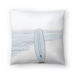 Surfboard On The Beach By Tanya Shumkina Throw Pillow - Americanflat -Home Decor Outlet Store GUEST 9ed6fe1a 0682 4d27 bbe4 a0a77d6d1b35