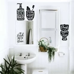 Wash Your Hands Soap Quotes Peel And Stick Wall Decal - RoomMates