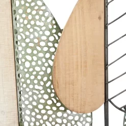 Metal Leaf Varying Texture Wall Decor With Wood Frame Brown - Olivia & May 22 Metal Leaf Varying Texture Wall Decor With Wood Frame Brown - Olivia & May -Home Decor Outlet Store GUEST a167c681 342d 41bd a6dd 7c273b046d84