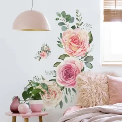 Roses Peel And Stick Giant Wall Decal Pink - RoomMates -Home Decor Outlet Store GUEST a8740dd2 4f8d 4460 bebb 5842d9ae7fe7