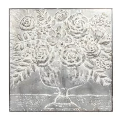 Square Metal Floral Bouquets Wall Décor - Storied Home -Home Decor Outlet Store GUEST aac40c9b 5aed 4488 ade3 0945733706e6