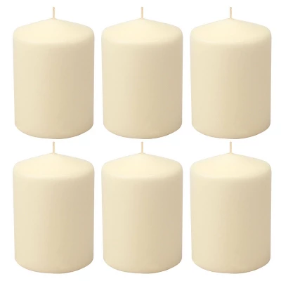 6pk Pillar Candles Ivory - Stonebriar Collection 8 6pk Pillar Candles Ivory - Stonebriar Collection - Image 8