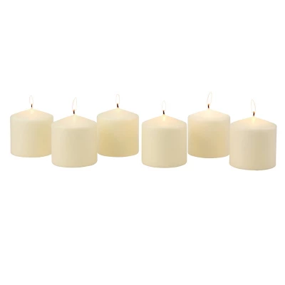 6pk Pillar Candles Ivory - Stonebriar Collection 1 6pk Pillar Candles Ivory - Stonebriar Collection