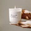 Sweet Water Decor Mulled Cider 11oz White Jar Soy Candle