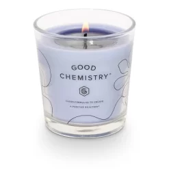 Good Chemistry™ Refillable Glass Candle Pomelo And Peace Out - 8.3 Oz
