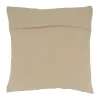 Saro Lifestyle Textured Decorative Pillow Cover, Oatmeal, 20"