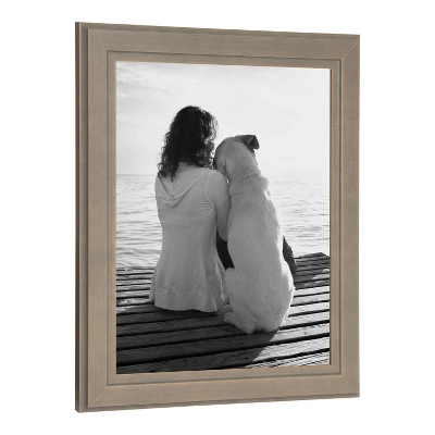 8" X 10" Kieva Tabletop Frame Gray - Kate & Laurel All Things Decor 2 8" X 10" Kieva Tabletop Frame Gray - Kate & Laurel All Things Decor - Image 2