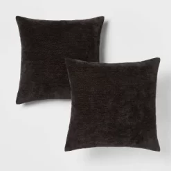 2pk Chenille Square Throw Pillows - Threshold™ -Home Decor Outlet Store GUEST bdea0f6e 1816 4d8e 815f 6f253cfd7c48