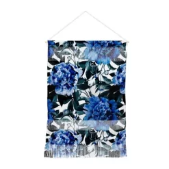 Marta Barragan Camarasa Indigo Floral Wall Hanging Portrait Blue - Deny Designs -Home Decor Outlet Store GUEST c016dffb 87b4 4612 857e abe047aaf143