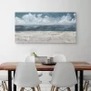 24" X 48" Beach Layers Light By Studio Arts Canvas Art Print - Masterpiece Art Gallery