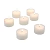 Clear Cup Tealight Candles White - Stonebriar Collection