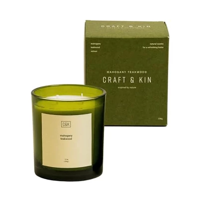 Craft & Kin Premium Aromatherapy Soy Green Candle 9 Craft & Kin Premium Aromatherapy Soy Green Candle - Image 9