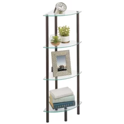 MDesign Household Floor Storage Corner Tower, 4 Tier 20 MDesign Household Floor Storage Corner Tower, 4 Tier -Home Decor Outlet Store GUEST c5d20c9c 2d77 462d ba78 18a0f3209a18