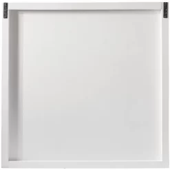 Wood Geometric Intricately Carved Wall Decor White - CosmoLiving By Cosmopolitan