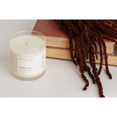9oz Meditation Candle - Satya + Sage 2 9oz Meditation Candle - Satya + Sage - Image 2