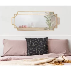 16" X 42" Minuette Full Length Wall Mirror Gold - Kate & Laurel All Things Decor -Home Decor Outlet Store GUEST cd6731d5 8ca6 4b3f 85a1 885ba9b0aa55