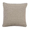 Saro Lifestyle Stitch Line Decorative Pillow Cover, Beige, 18"