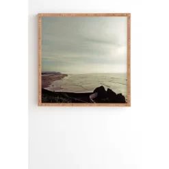 Chelsea Victoria A Day At The Beach Bamboo Framed Wall Art - Deny Designs -Home Decor Outlet Store GUEST d7f5aacc fda8 465b 98c0 25f655178c0e