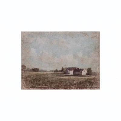 Farmhouse Landscape Wall Canvas - 3R Studios 1 Farmhouse Landscape Wall Canvas - 3R Studios