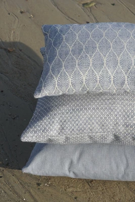 Coastal Breeze Indigo Outdoor Pillow 1 Coastal Breeze Indigo Outdoor Pillow
