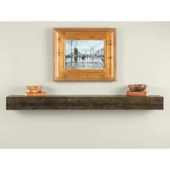 Mantels Direct Wallace Floating Wood Fireplace Mantel Shelf