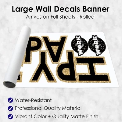 Big Dot Of Happiness Happy Retirement - Peel And Stick Retirement Party Large Banner Wall Decals - Happy Retirement 4 Big Dot Of Happiness Happy Retirement - Peel And Stick Retirement Party Large Banner Wall Decals - Happy Retirement - Image 4