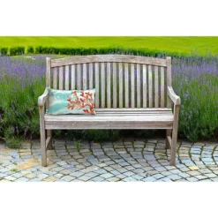 12"x20" Oversize Coral Wave Lumbar Throw Pillow Blue - Liora Manne