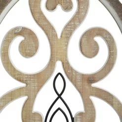 Traditional Screen Wood And Metal Wall Sculpture Brown - StyleCraft -Home Decor Outlet Store GUEST df95f978 1b68 45a0 9920 2161863e1d4f