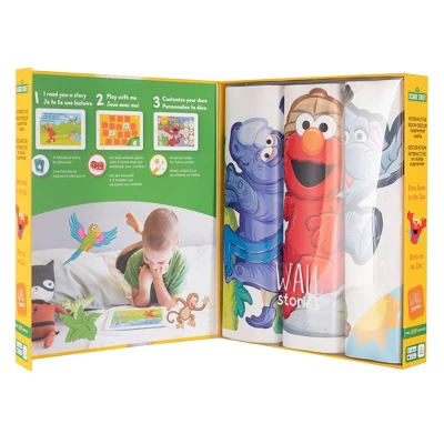 Sesame Street Wall Stories Elmo Goes To The Zoo Wall Decal 1 Sesame Street Wall Stories Elmo Goes To The Zoo Wall Decal