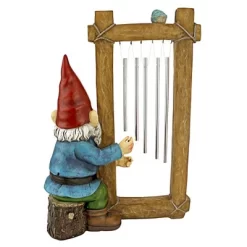 Design Toscano Ringing His Chimes Garden Gnome Statue - Multicolored -Home Decor Outlet Store GUEST e011cf66 e683 4e03 b378 3d4caccfeb21