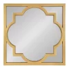 30" X 30" Hogan Scallop Wall Mirror Gold - Kate & Laurel All Things Decor