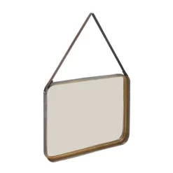 Metal Wall Mirror With Hanging Strap Gold - Olivia & May 12 Metal Wall Mirror With Hanging Strap Gold - Olivia & May -Home Decor Outlet Store GUEST e12d0b16 9dcd 432d 9ad1 137e0b0f8002