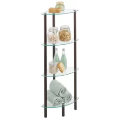 MDesign Household Floor Storage Corner Tower, 4 Tier 16 MDesign Household Floor Storage Corner Tower, 4 Tier -Home Decor Outlet Store GUEST e2a7217d cd15 4ae5 aa6b 4c43d7f4671f