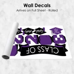 Big Dot Of Happiness Purple Class Of 2023 Graduation Party Wall Decals Set Of 20 -Home Decor Outlet Store GUEST e47d8fb9 b326 4649 a196 64e1b5647b7f