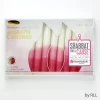 Rite Lite 12ct Premium Handcrafted Shabbat Candles 9" - Pink/White