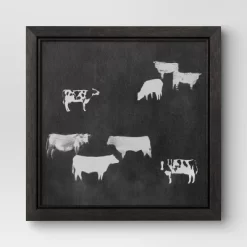 (Set Of 2) 12" X 12" Cow Collection II Framed Wall Canvases - Threshold™ -Home Decor Outlet Store GUEST eba1d89c 78cc 4c5b 8c67 3a03cc2b6c22