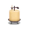 Candle By The Hour 60-Hour Candle, Eco-friendly Natural Beeswax With Cotton Wick