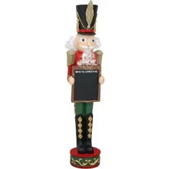 Sunnydaze Decor Sunnydaze Indoor/Outdoor Porch Or Living Room Polyresin Friedrich The Nutcracker With Sign Christmas Holiday Decoration - 36" -Home Decor Outlet Store GUEST f3c37c2f 6087 4eb6 b9c9 4d6eb07d01eb