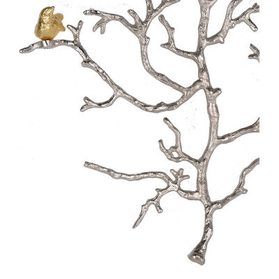 Small Atelier Branch Wall Sculpture Silver/Gold - A&B Home 1 Small Atelier Branch Wall Sculpture Silver/Gold - A&B Home