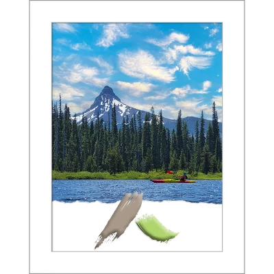 Amanti Art Wedge White Picture Frame 7 Amanti Art Wedge White Picture Frame - Image 7